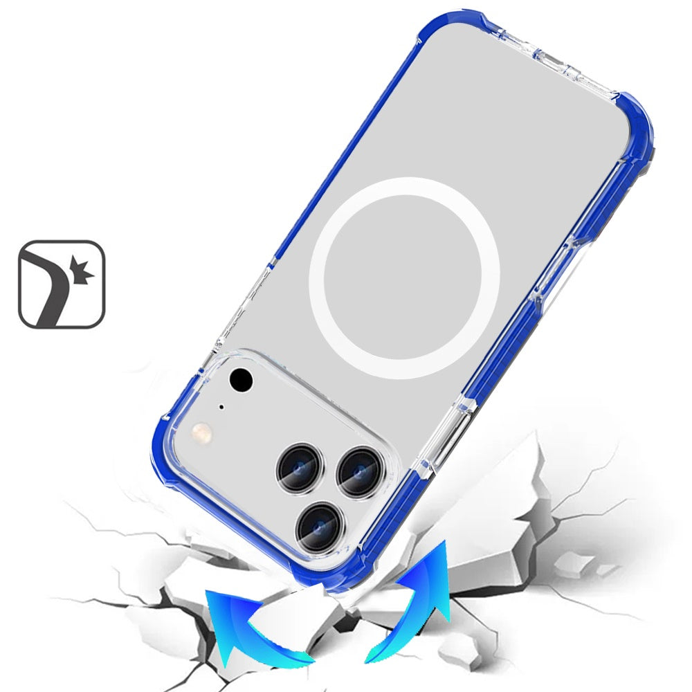 iPhone 17 Pro Max Magnetic Circle Case – Blue - iPhone17accs