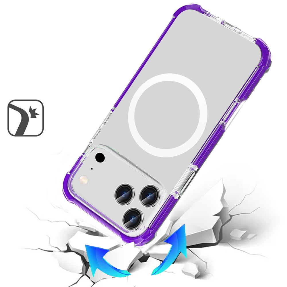 iPhone 17 Pro Max Magnetic Circle Case – Purple - iPhone17accs