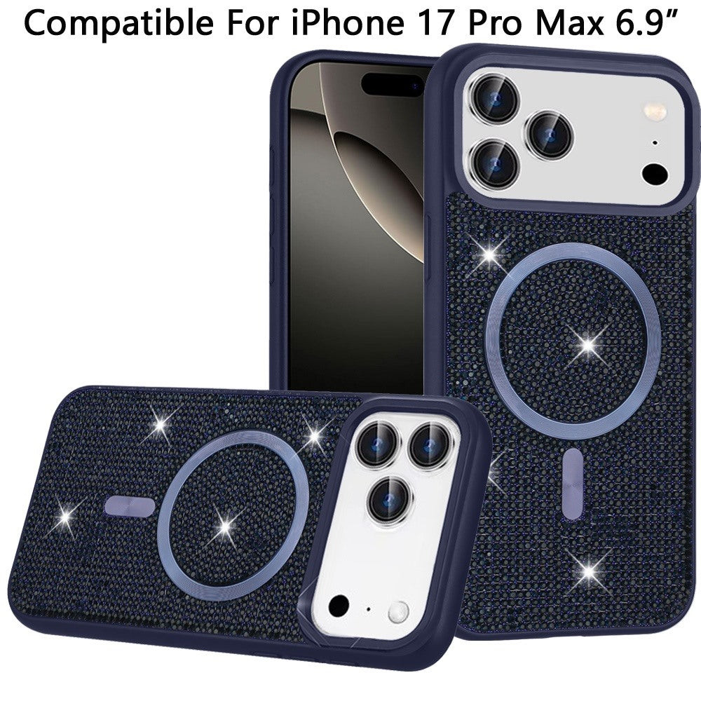 iPhone 17 Pro Max Magnetic Circle Case – Blue - iPhone17accs