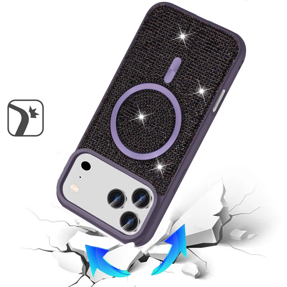 iPhone 17 Pro Max Magnetic Circle Case – Purple - iPhone17accs