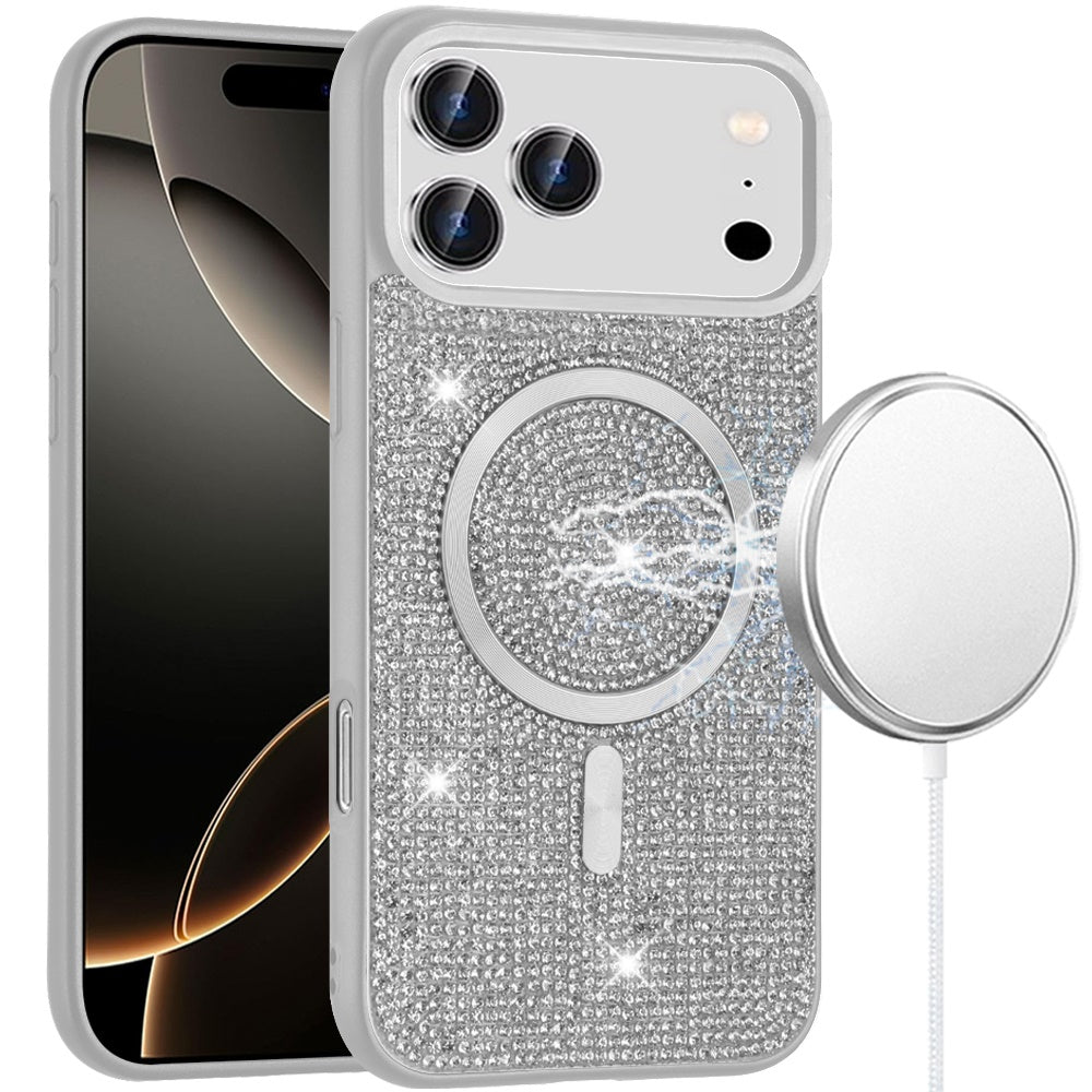 iPhone 17 Pro Max Magnetic Circle Case – White - iPhone17accs