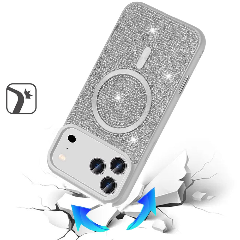 iPhone 17 Pro Max Magnetic Circle Case – White - iPhone17accs