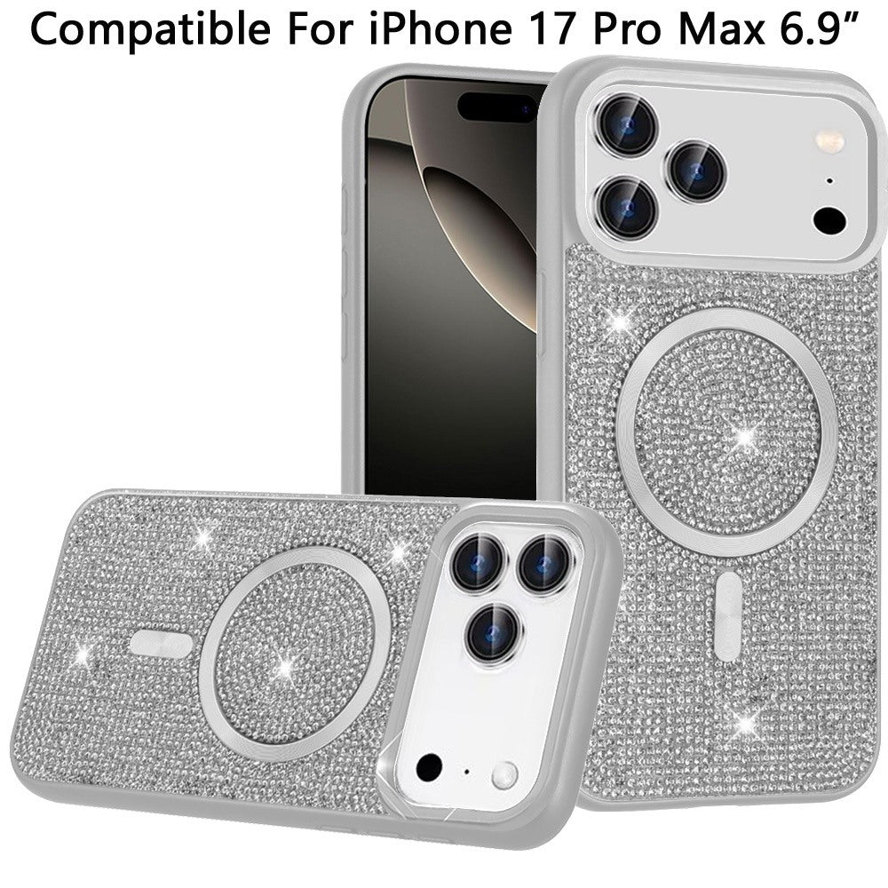 iPhone 17 Pro Max Magnetic Circle Case – White - iPhone17accs