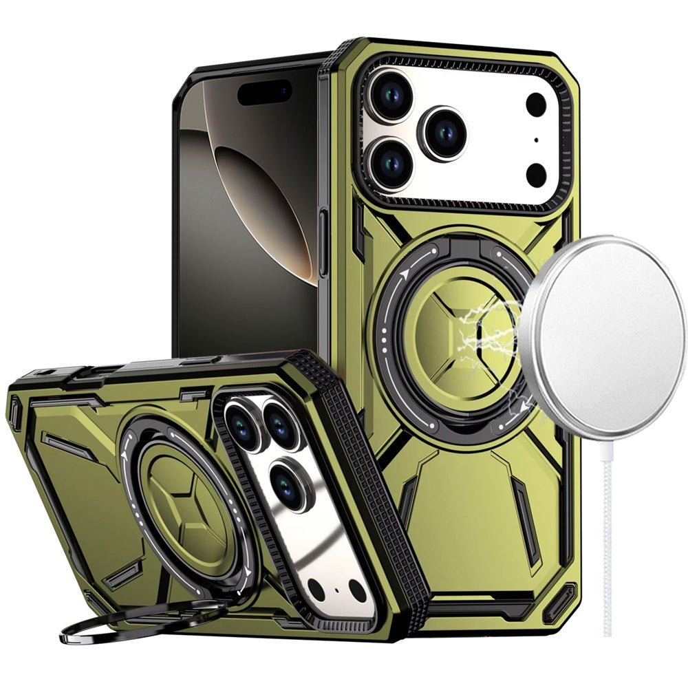 iPhone 17 Pro Max Magnetic Circle Case – Midnight Green - iPhone17accs
