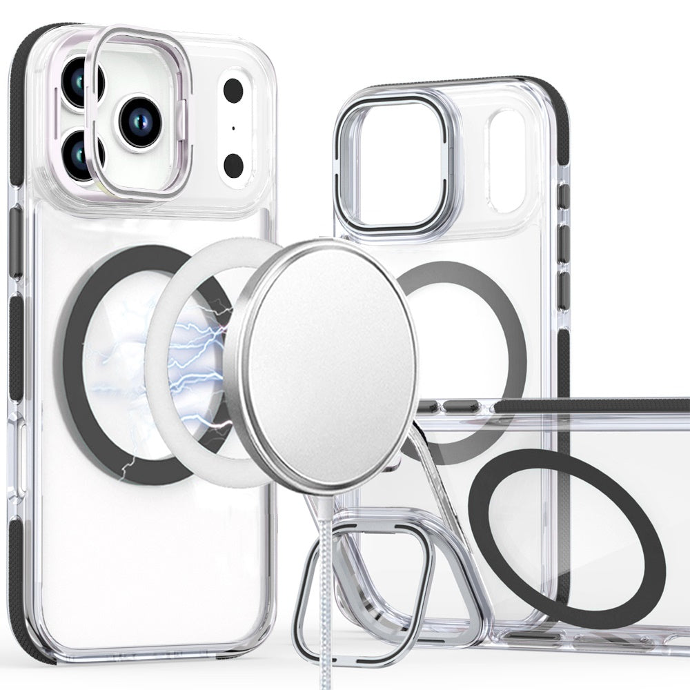 iPhone 17 Pro Max Magnetic Circle Case – Black - iPhone17accs