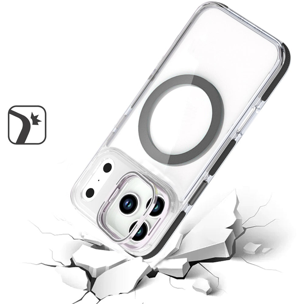 iPhone 17 Pro Max Magnetic Circle Case – Black - iPhone17accs