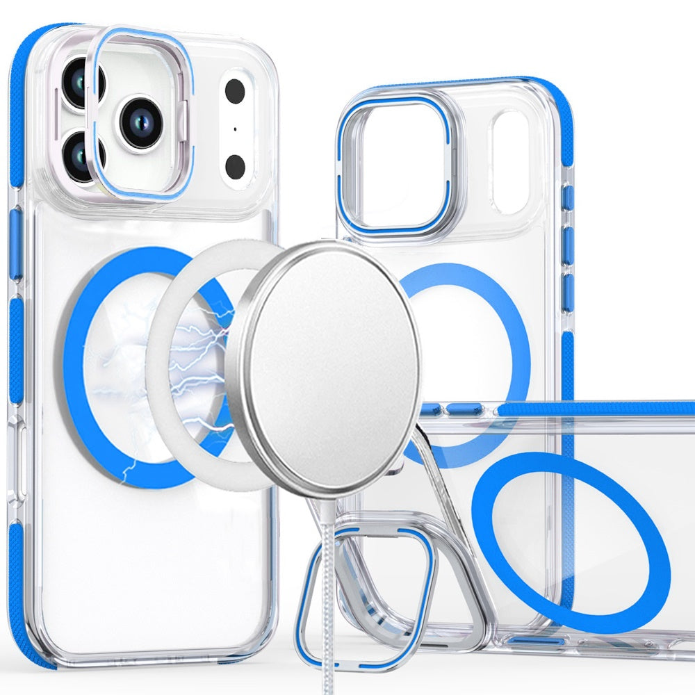 iPhone 17 Pro Max Magnetic Circle Case – Blue - iPhone17accs