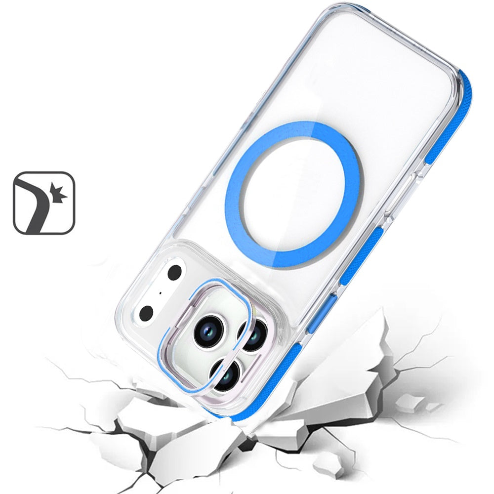 iPhone 17 Pro Max Magnetic Circle Case – Blue - iPhone17accs