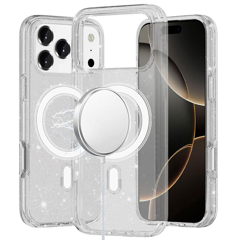 iPhone 17 Pro Magnetic Circle Case – Clear - iPhone17accs