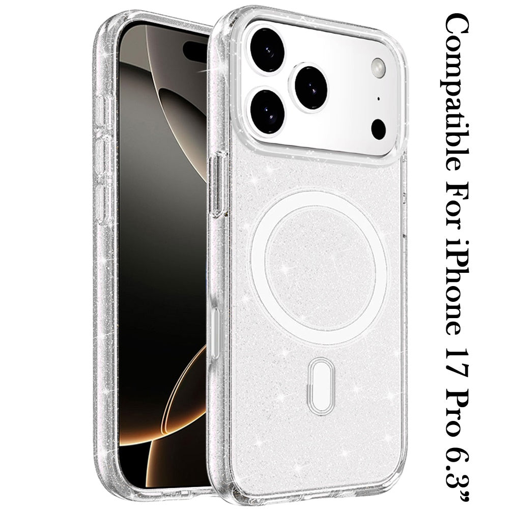 iPhone 17 Pro Magnetic Circle Case – Clear - iPhone17accs