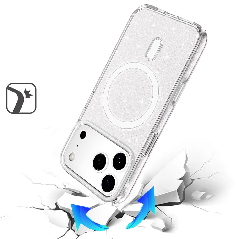 iPhone 17 Pro Magnetic Circle Case – Clear - iPhone17accs
