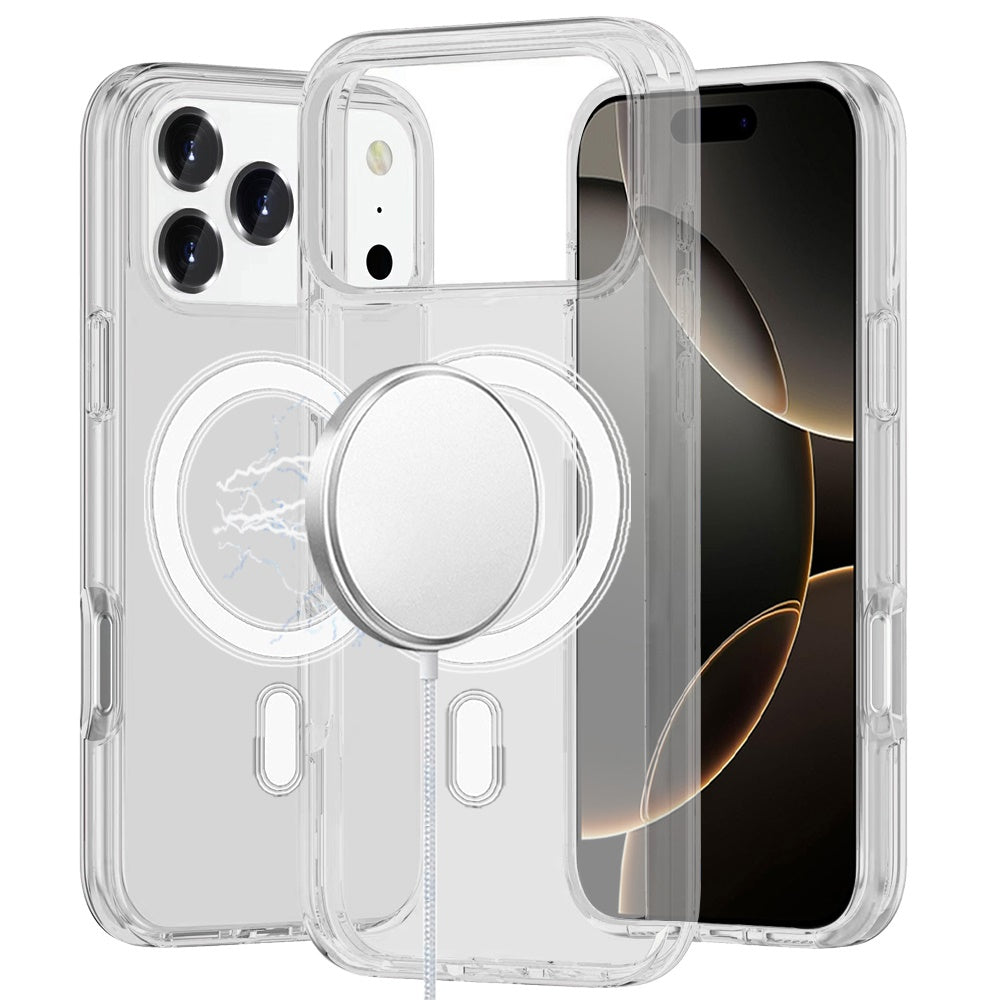iPhone 17 Pro Max Magnetic Circle Case – Clear - iPhone17accs