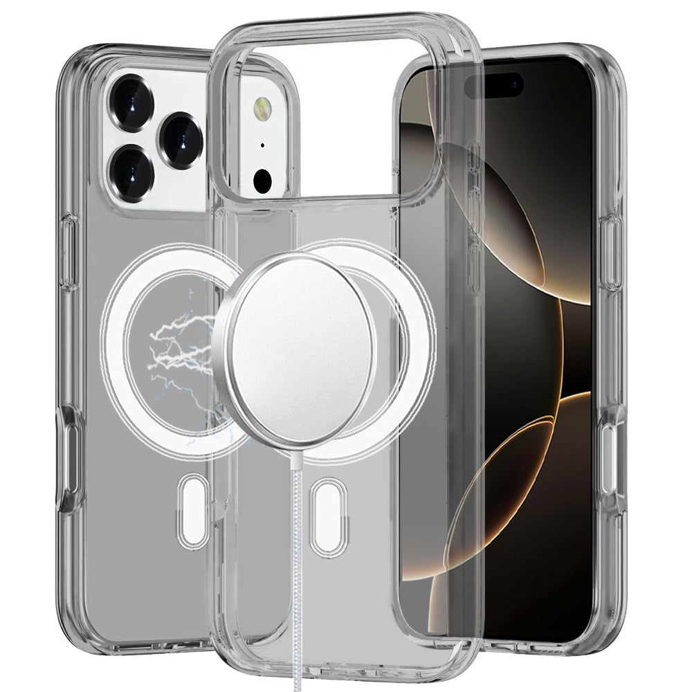 iPhone 17 Pro Max Magnetic Circle Case – Smoke - iPhone17accs