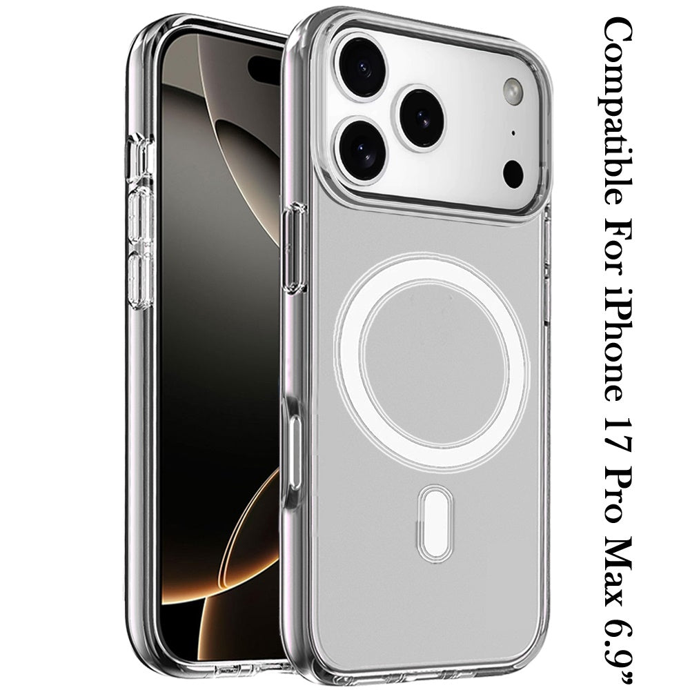 iPhone 17 Pro Max Magnetic Circle Case – Smoke - iPhone17accs