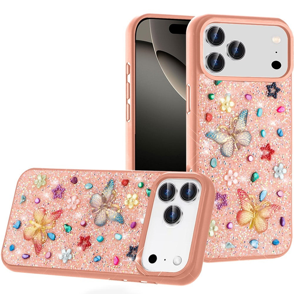 iPhone 17 Pro Max Hybrid Case – Light Pink - iPhone17accs