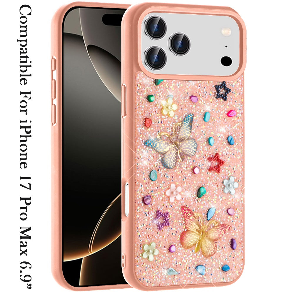 iPhone 17 Pro Max Hybrid Case – Light Pink - iPhone17accs