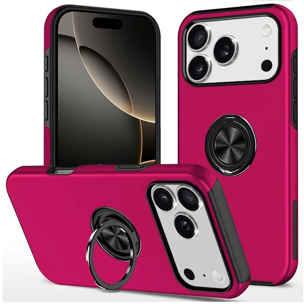 iPhone 17 Pro Max Magnetic Circle Case – Hot Pink - iPhone17accs