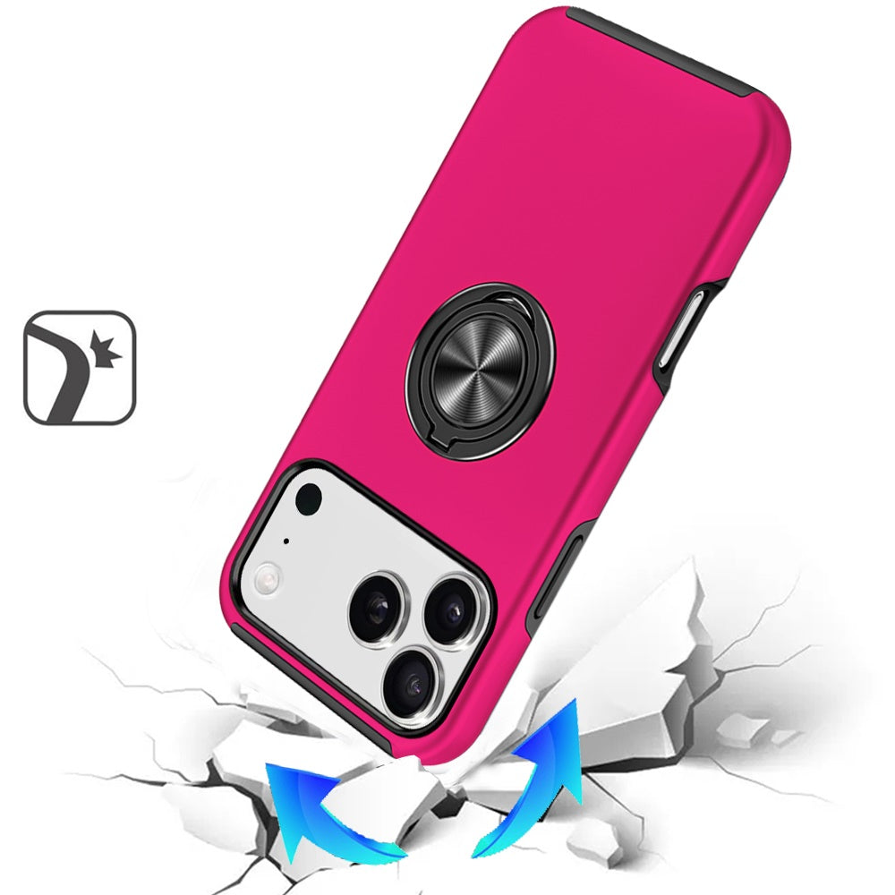iPhone 17 Pro Max Magnetic Circle Case – Hot Pink - iPhone17accs