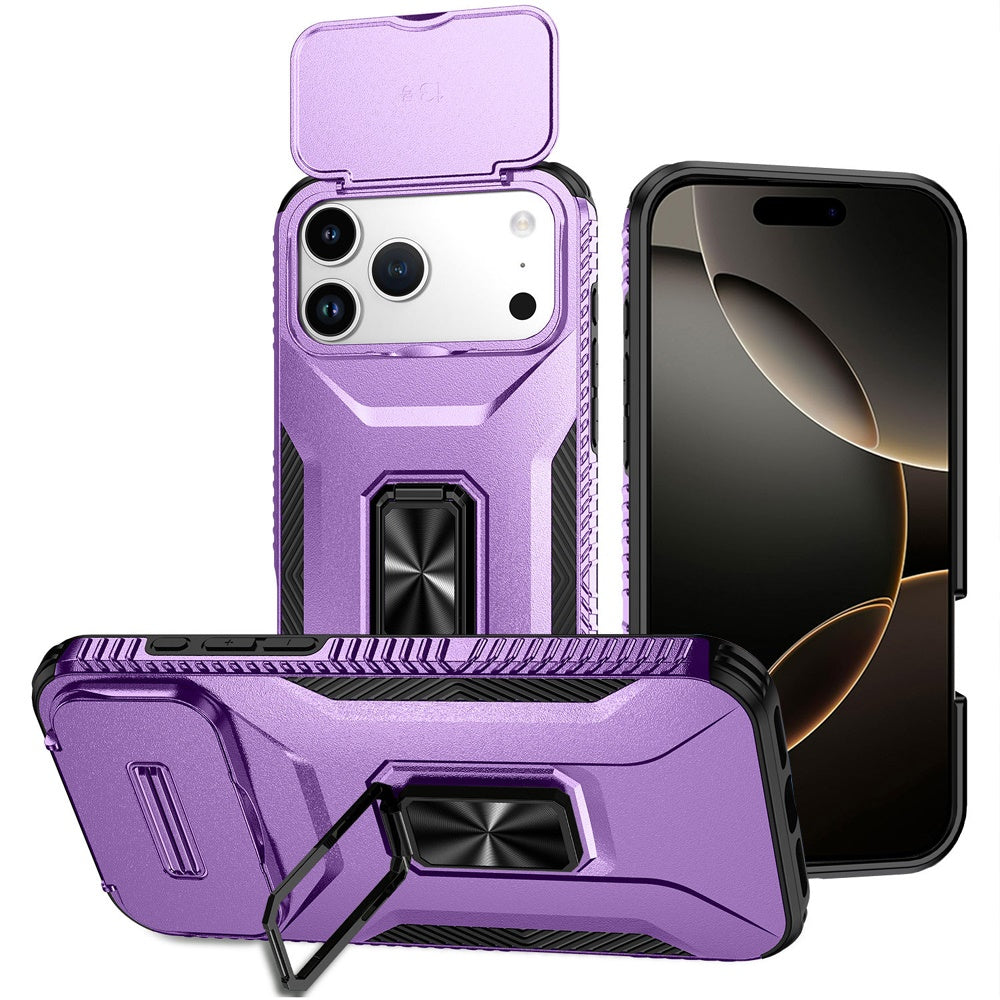 iPhone 17 Pro Max Magnetic Circle Case – Purple - iPhone17accs
