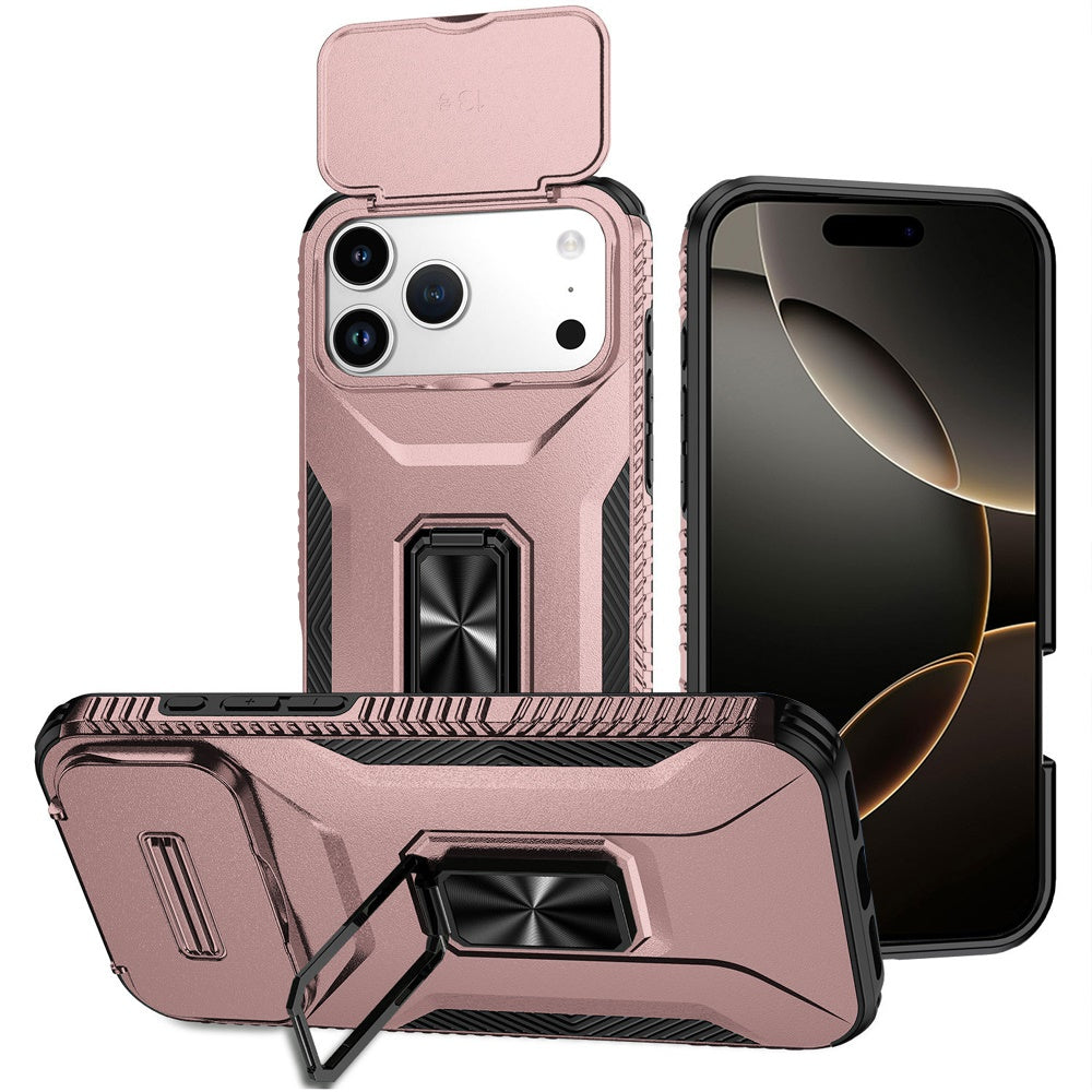 iPhone 17 Pro Max Magnetic Circle Case – Rose Gold - iPhone17accs