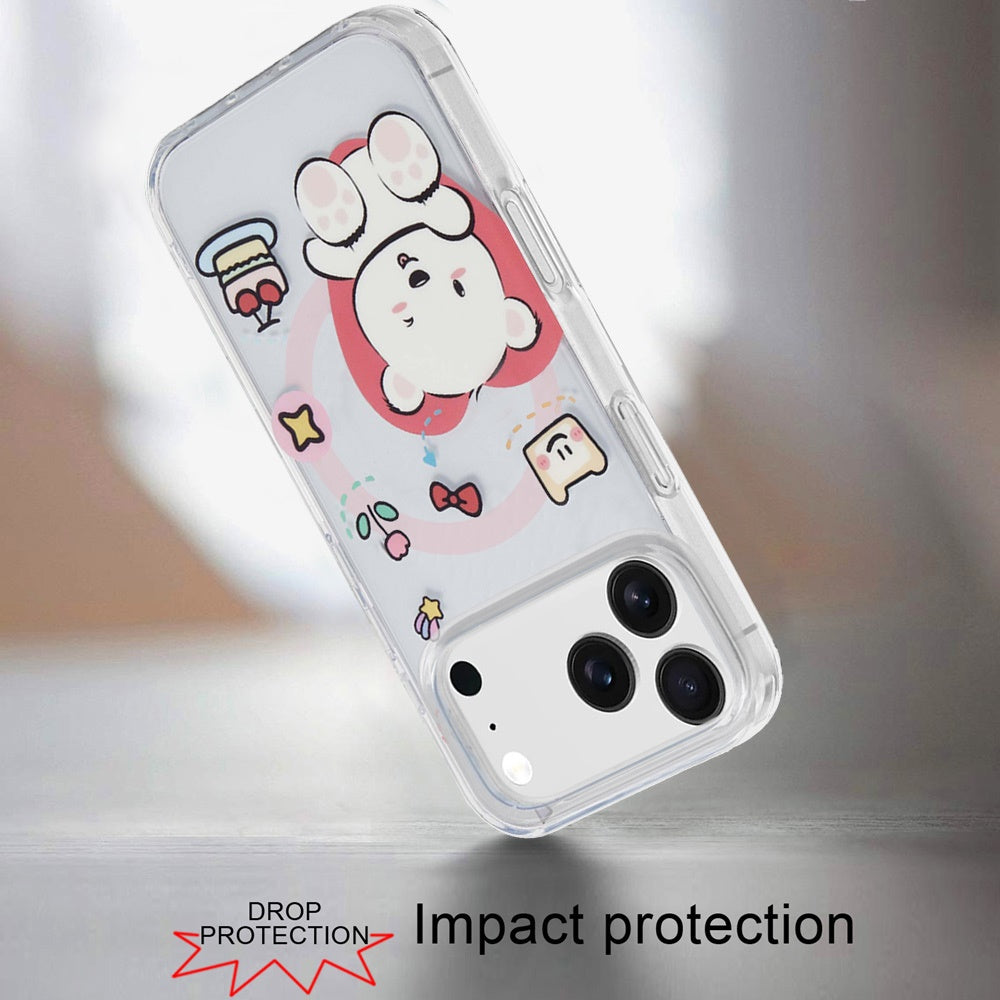 iPhone 17 Pro Max Magnetic Circle Case – Bear Cute - iPhone17accs