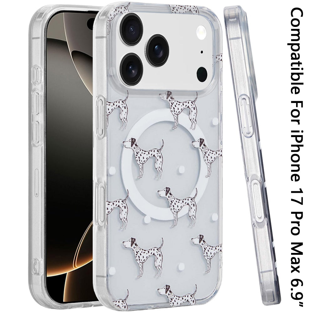 iPhone 17 Pro Max Magnetic Circle Case – Dogs - iPhone17accs