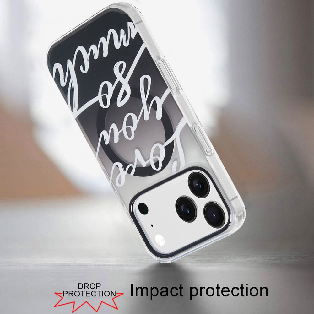 iPhone 17 Pro Max Magnetic Circle Case – Love You So Much - iPhone17accs
