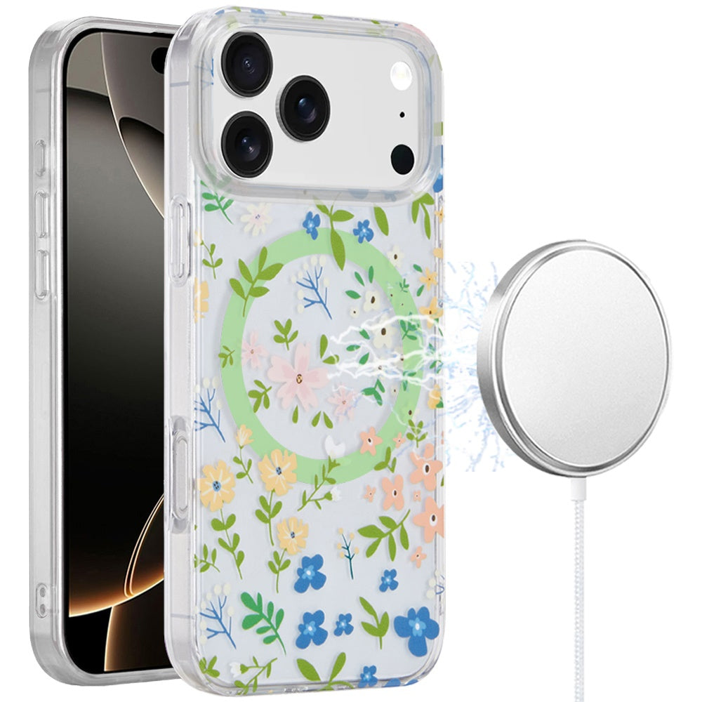 iPhone 17 Pro Max Magnetic Circle Case – Mystic Butterflies - iPhone17accs