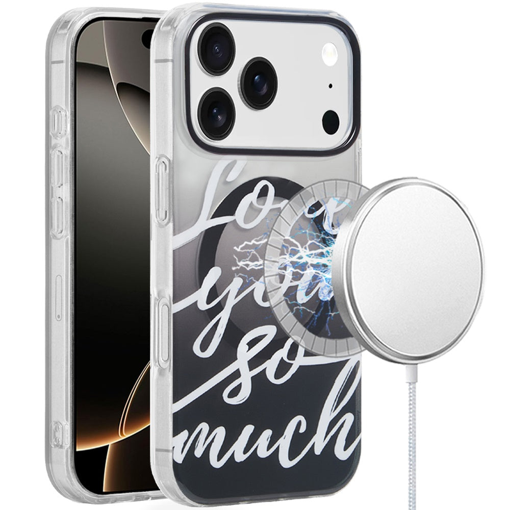 iPhone 17 Pro Magnetic Circle Case – Love You So Much - iPhone17accs