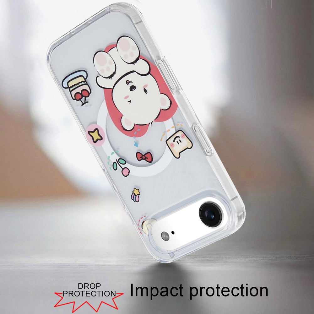 iPhone 17 Air Magnetic Circle Case – Bear Cute - iPhone17accs