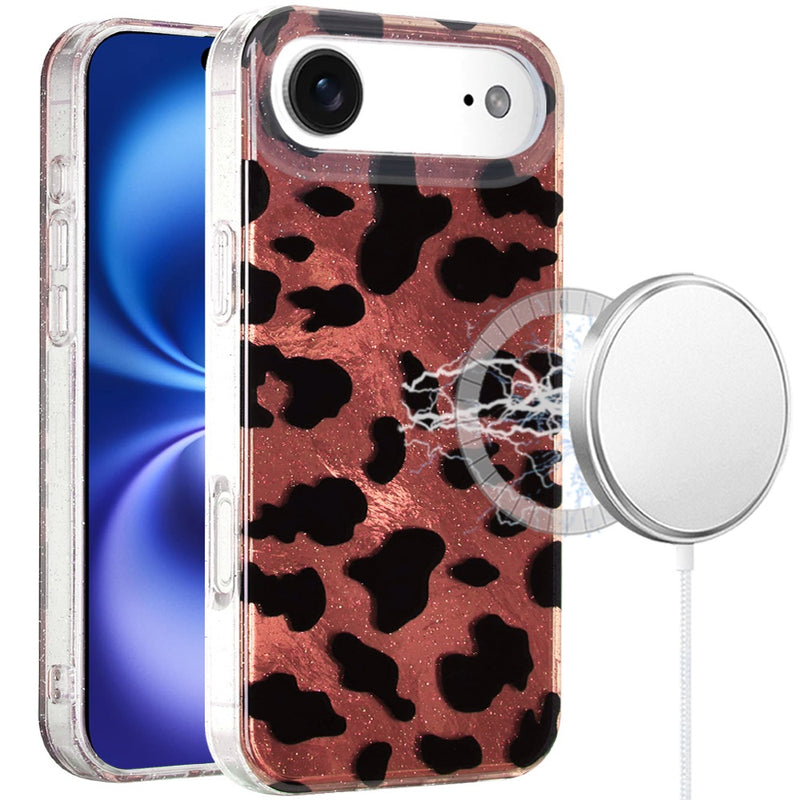 iPhone 17 Air Magnetic Circle Case – Beauty Leopard - iPhone17accs