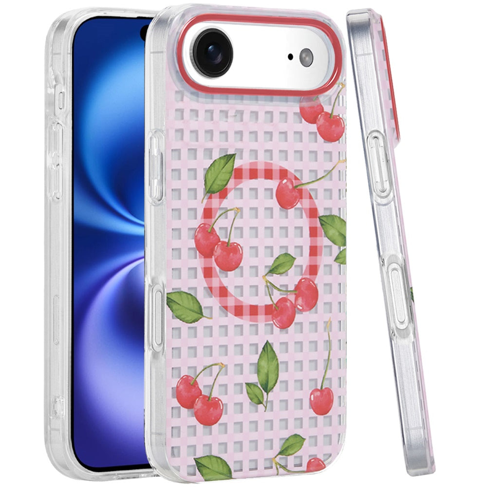 iPhone 17 Air Magnetic Circle Case – Cherry - iPhone17accs
