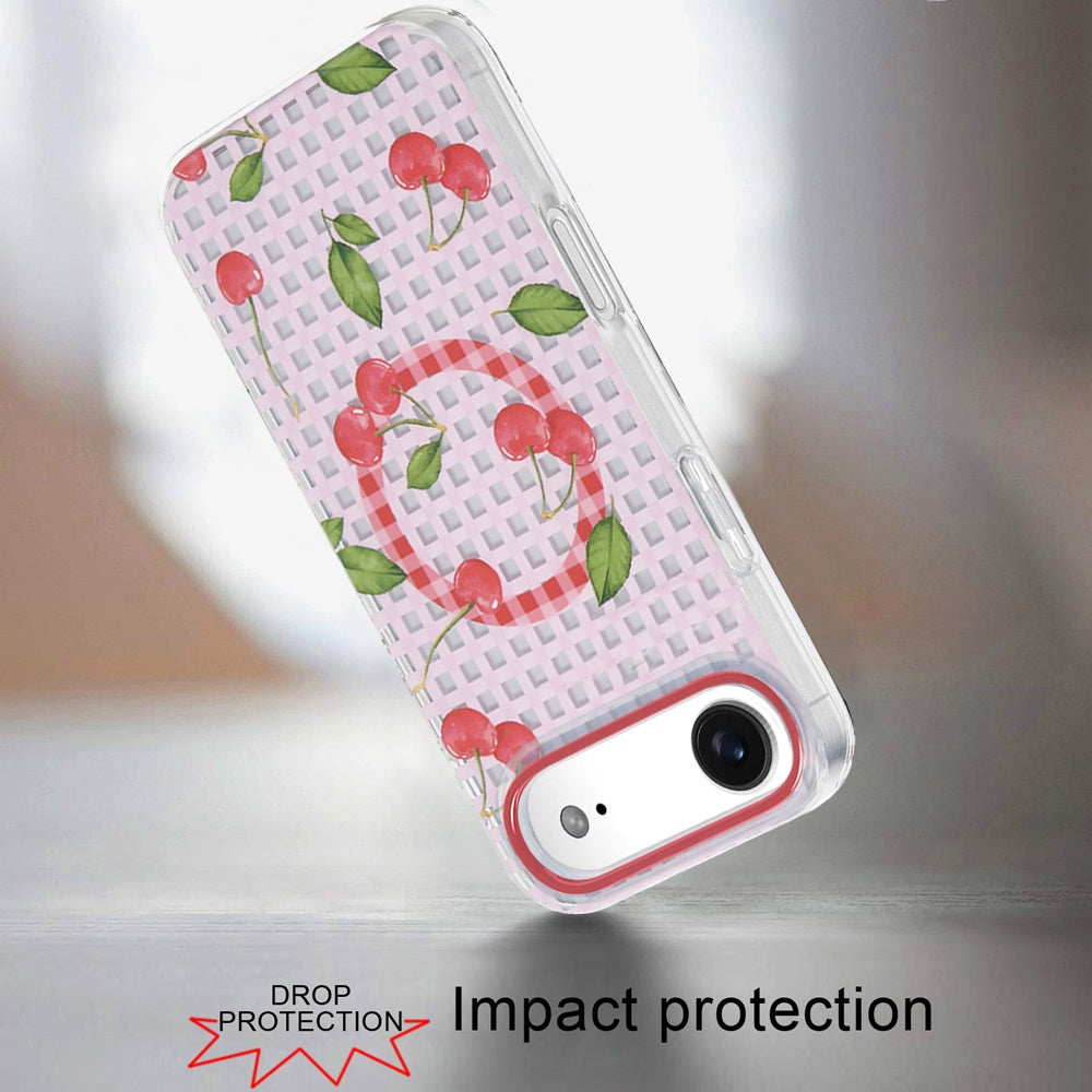 iPhone 17 Air Magnetic Circle Case – Cherry - iPhone17accs