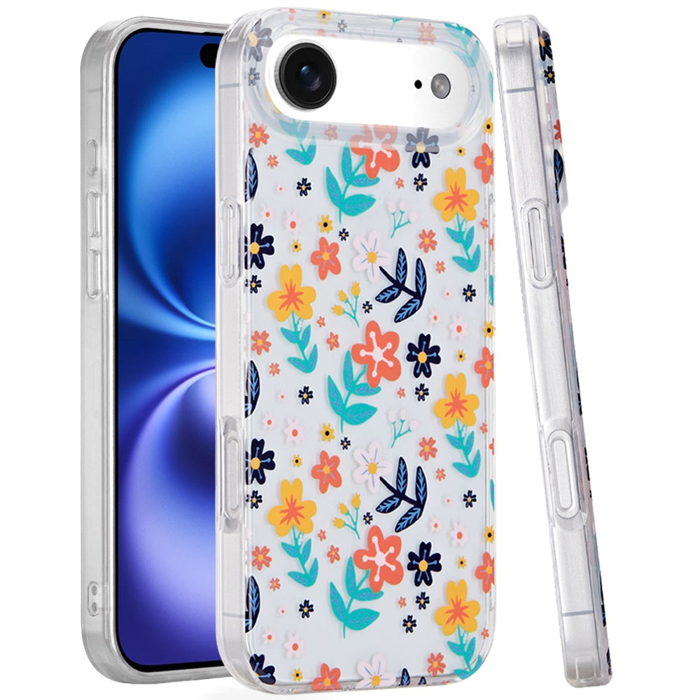 iPhone 17 Air Magnetic Circle Case – Colorful Floral - iPhone17accs