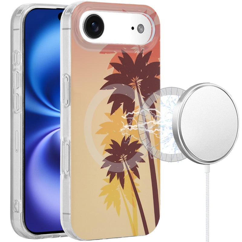 iPhone 17 Air Magnetic Circle Case – Coconut Palm - iPhone17accs