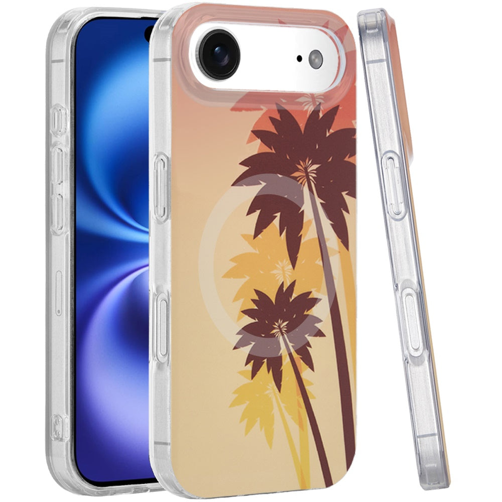 iPhone 17 Air Magnetic Circle Case – Coconut Palm - iPhone17accs