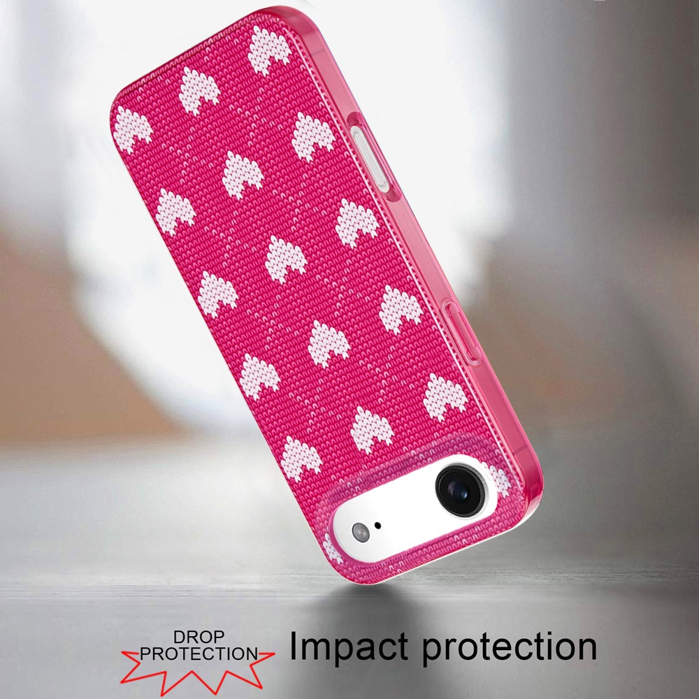 iPhone 17 Air Magnetic Circle Case – Hearts on Pink - iPhone17accs