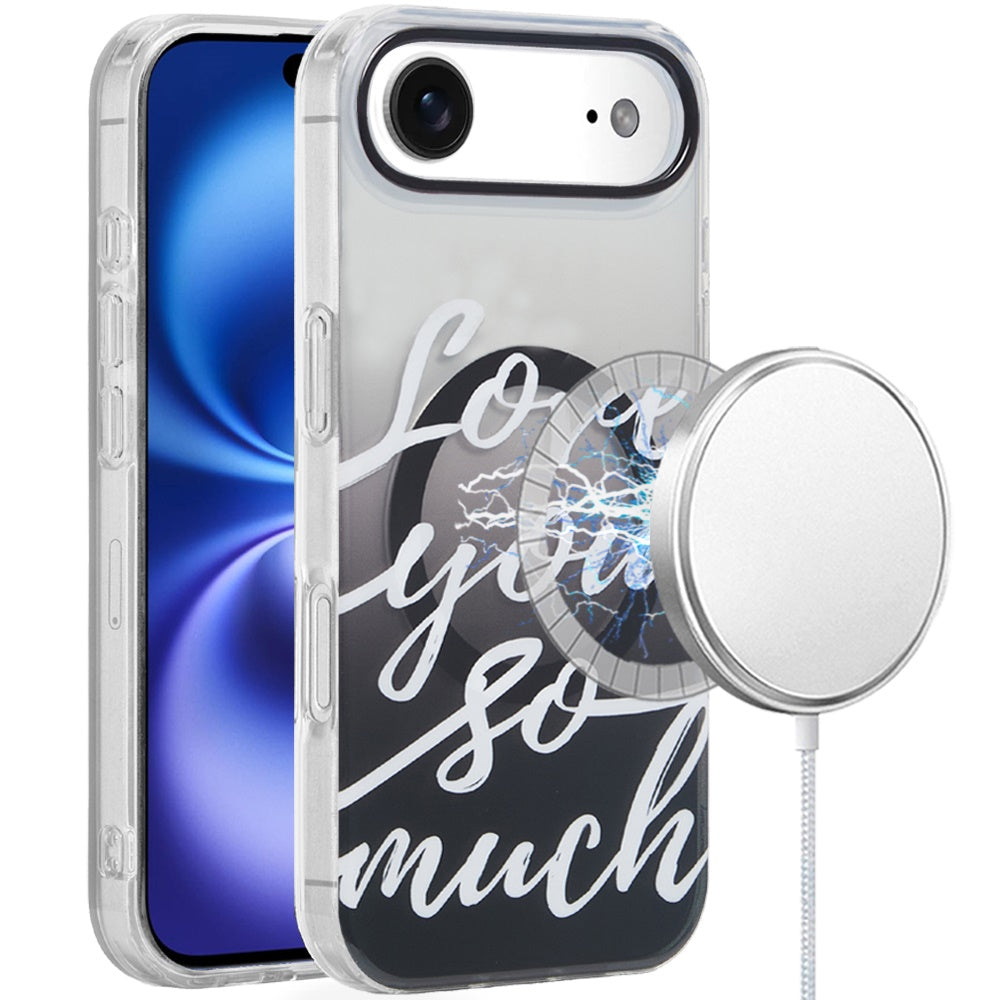iPhone 17 Air Magnetic Circle Case – Love You So Much - iPhone17accs