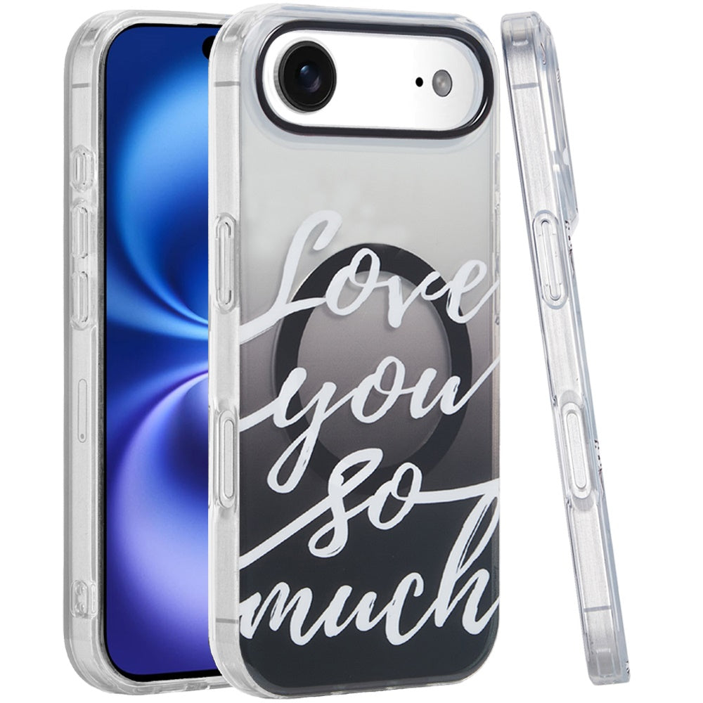 iPhone 17 Air Magnetic Circle Case – Love You So Much - iPhone17accs