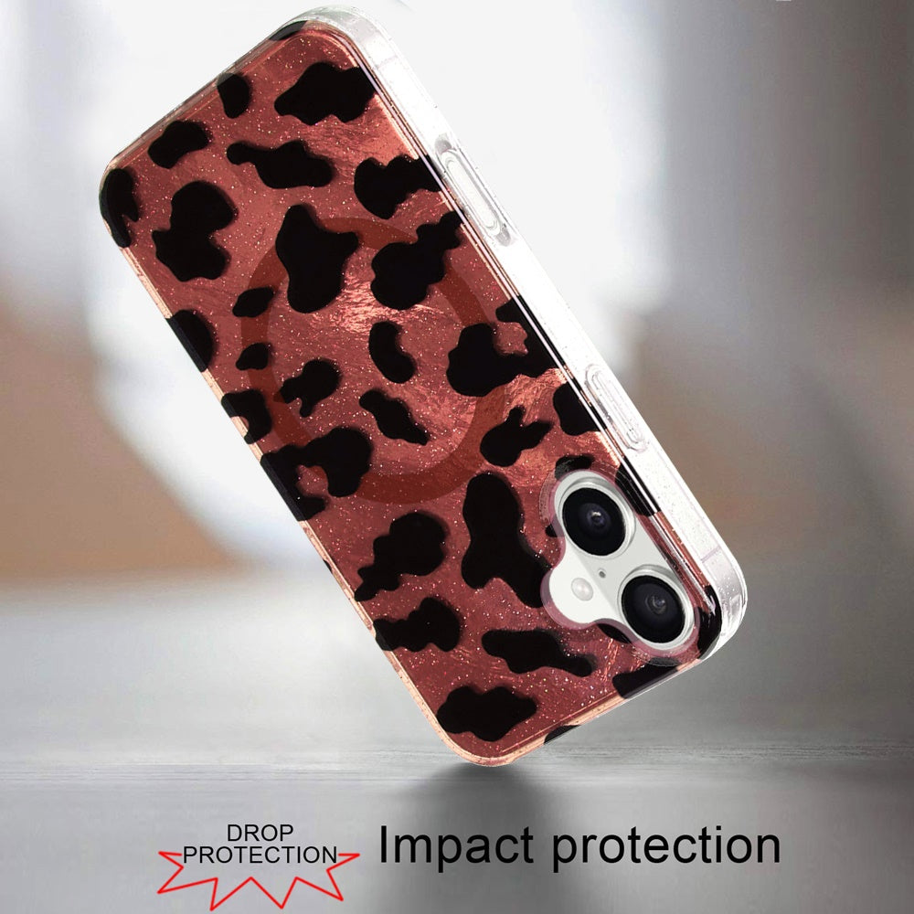iPhone 17 Magnetic Circle Case – Beauty Leopard - iPhone17accs
