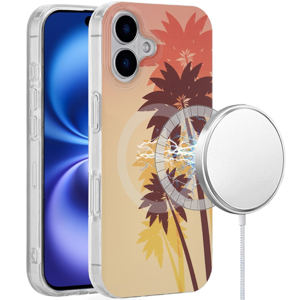 iPhone 17 Magnetic Circle Case – Coconut Palm - iPhone17accs
