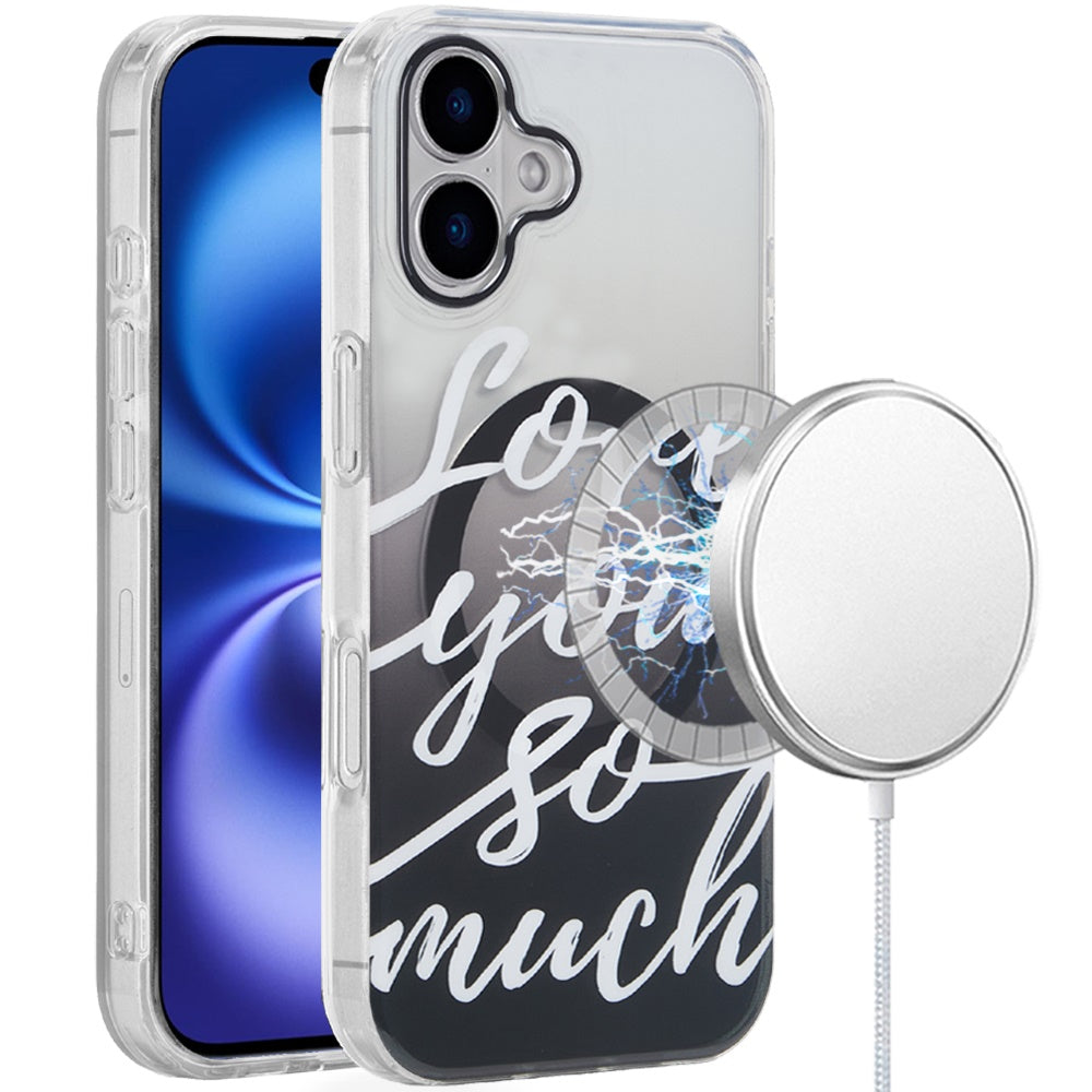 iPhone 17 Magnetic Circle Case – Love You So Much - iPhone17accs