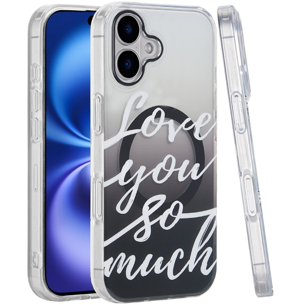 iPhone 17 Magnetic Circle Case – Love You So Much - iPhone17accs