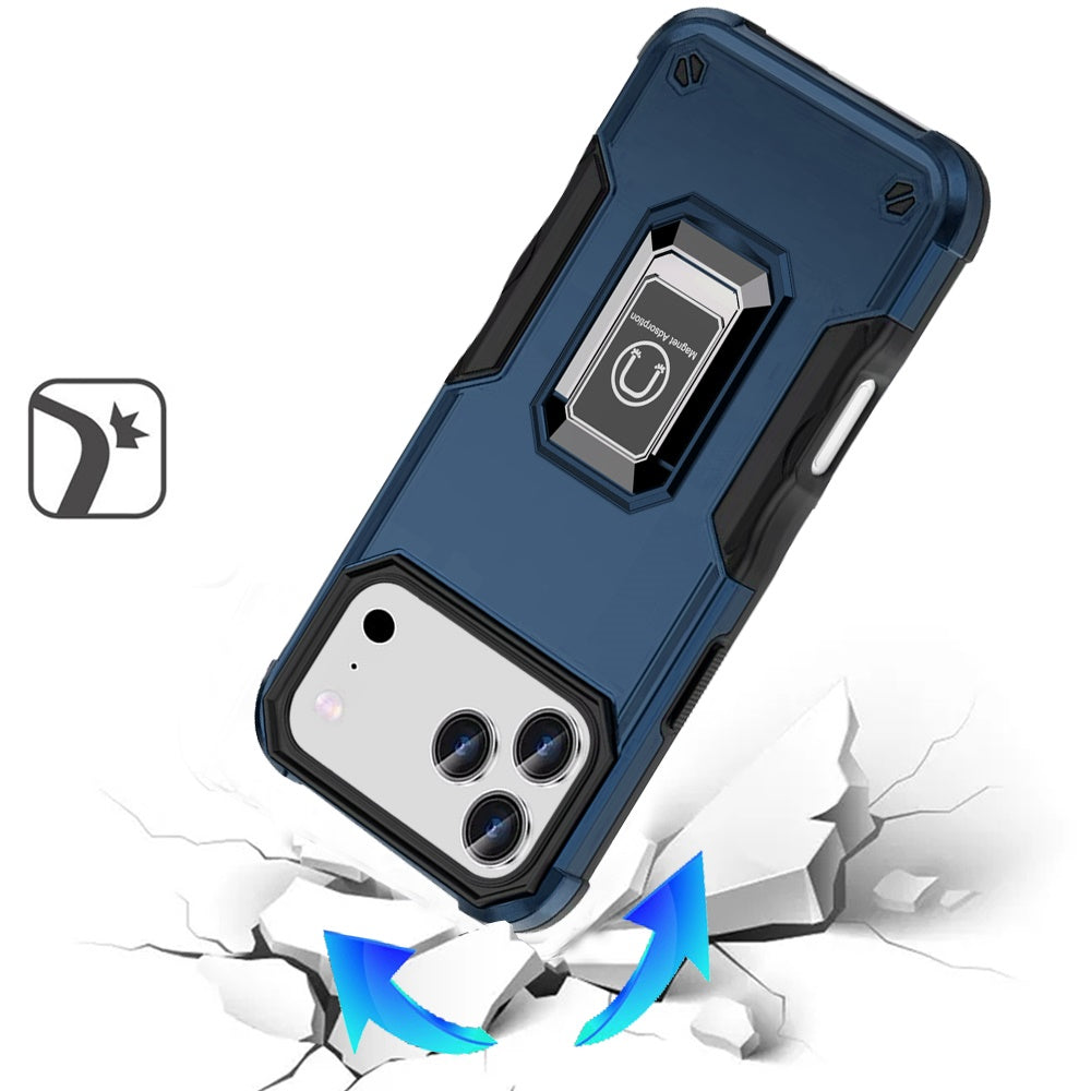 iPhone 17 Pro Max Magnetic Circle Case – Blue - iPhone17accs