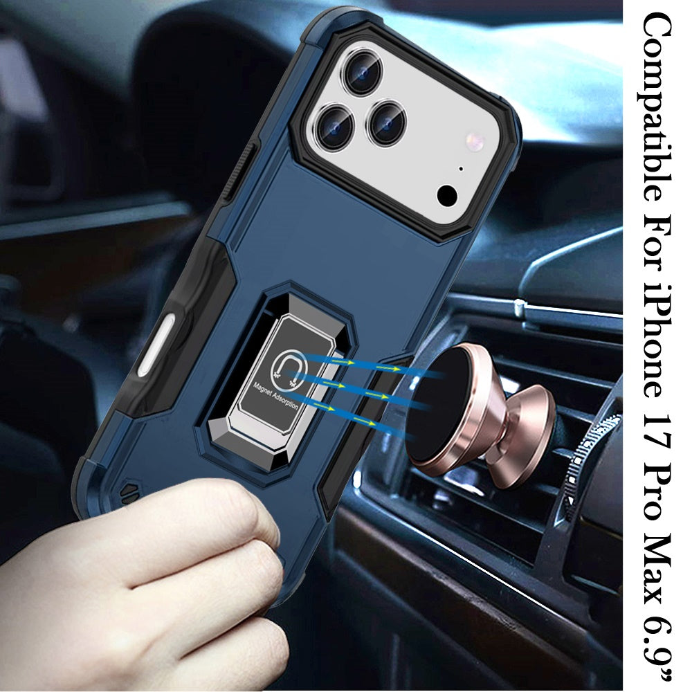 iPhone 17 Pro Max Magnetic Circle Case – Blue - iPhone17accs