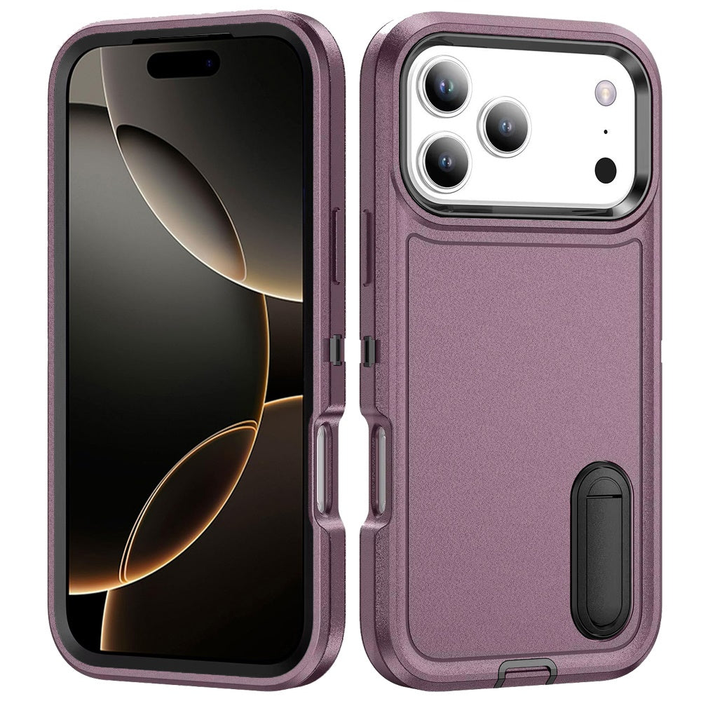 iPhone 17 Pro Hybrid Case – Burgundy/Black - iPhone17accs