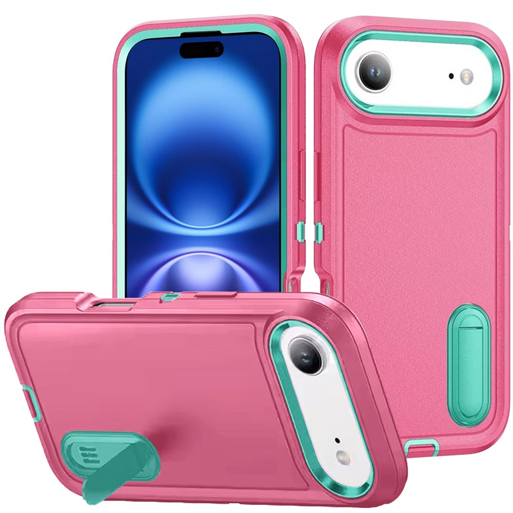 iPhone 17 Air Hybrid Case – Teal/Hot Pink - iPhone17accs