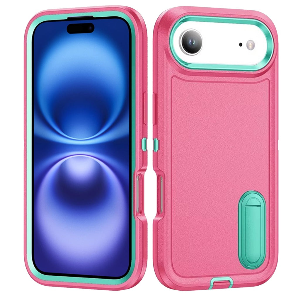 iPhone 17 Air Hybrid Case – Teal/Hot Pink - iPhone17accs