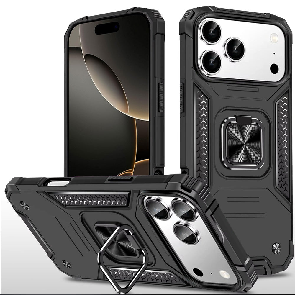 iPhone 17 Pro Max Magnetic Circle Case – Black - iPhone17accs