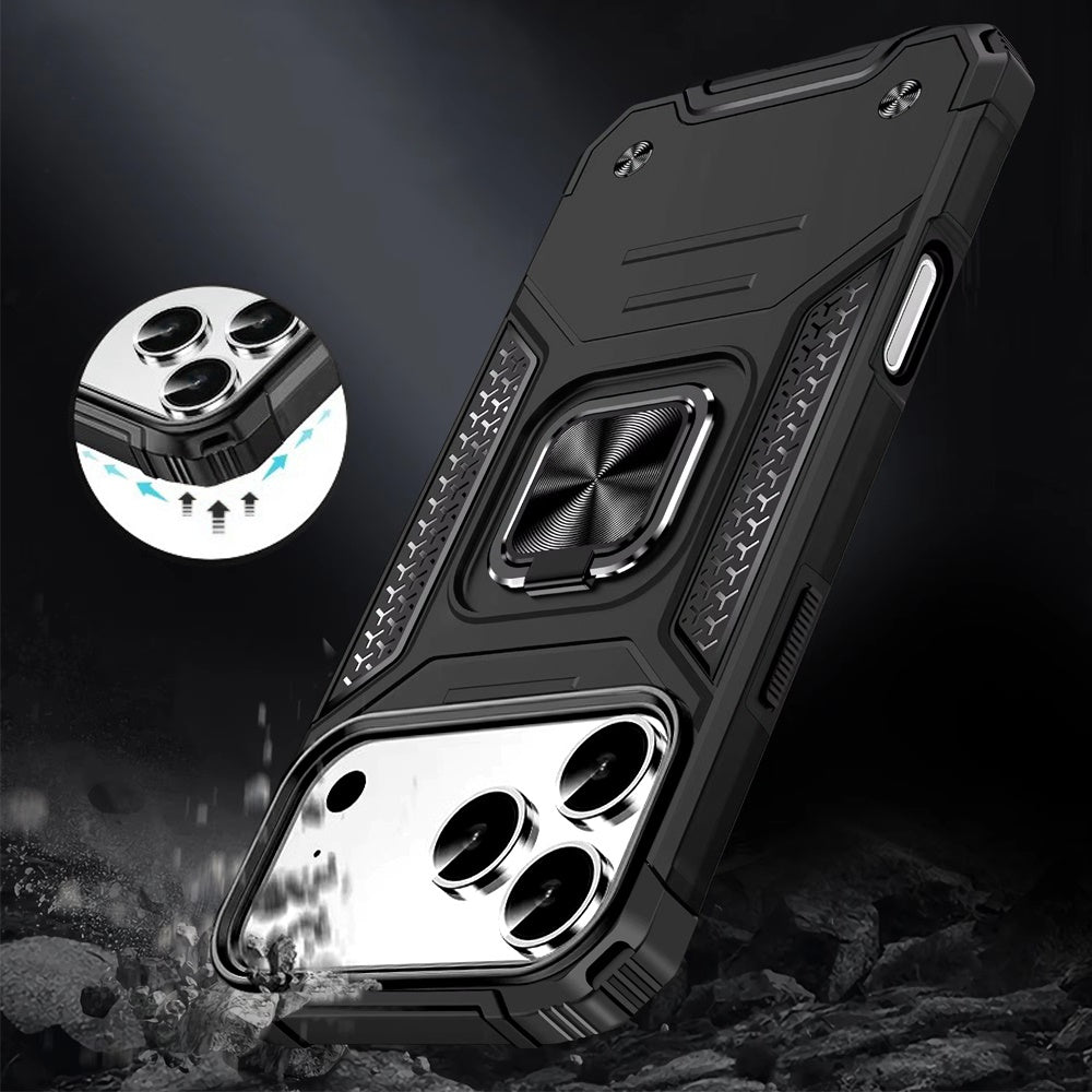 iPhone 17 Pro Max Magnetic Circle Case – Black - iPhone17accs